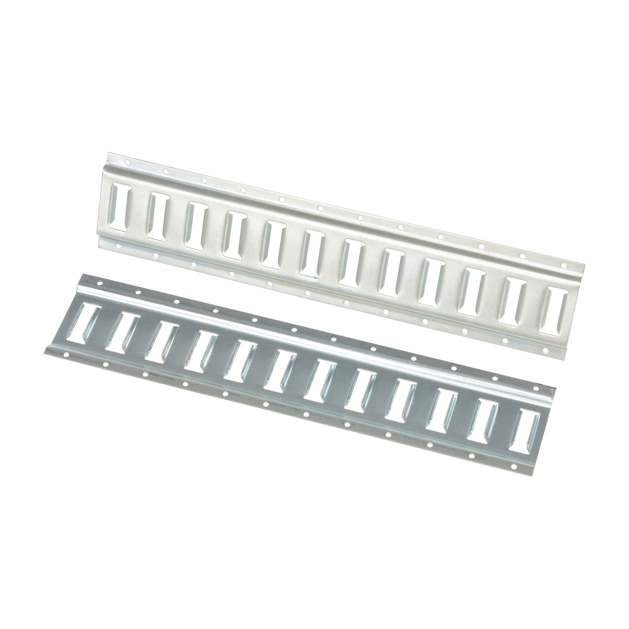 Vestil E-Track - 25in. x 6in., Steel, Zinc Plated, Model# E-TRK-2-ZN-2PK